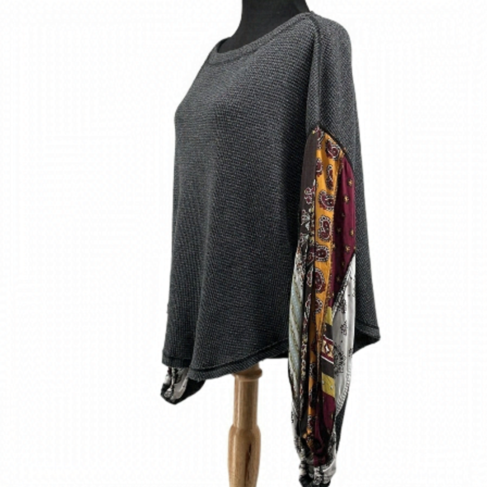 Free People We The Free Thermal With Puff Sleeves.